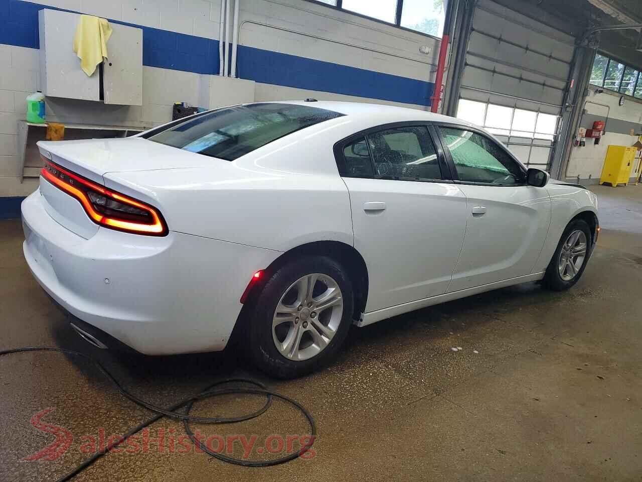 2022 DODGE CHARGER VIN 2C3CDXBG9NH234617, right side view