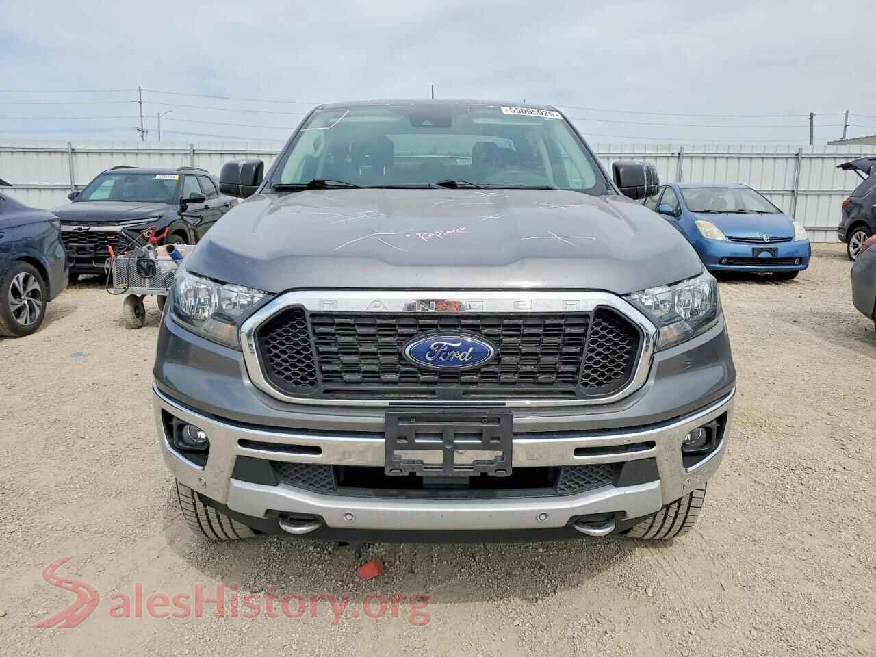 2021 FORD RANGER VIN 1FTER4FH3MLD96722, rear view