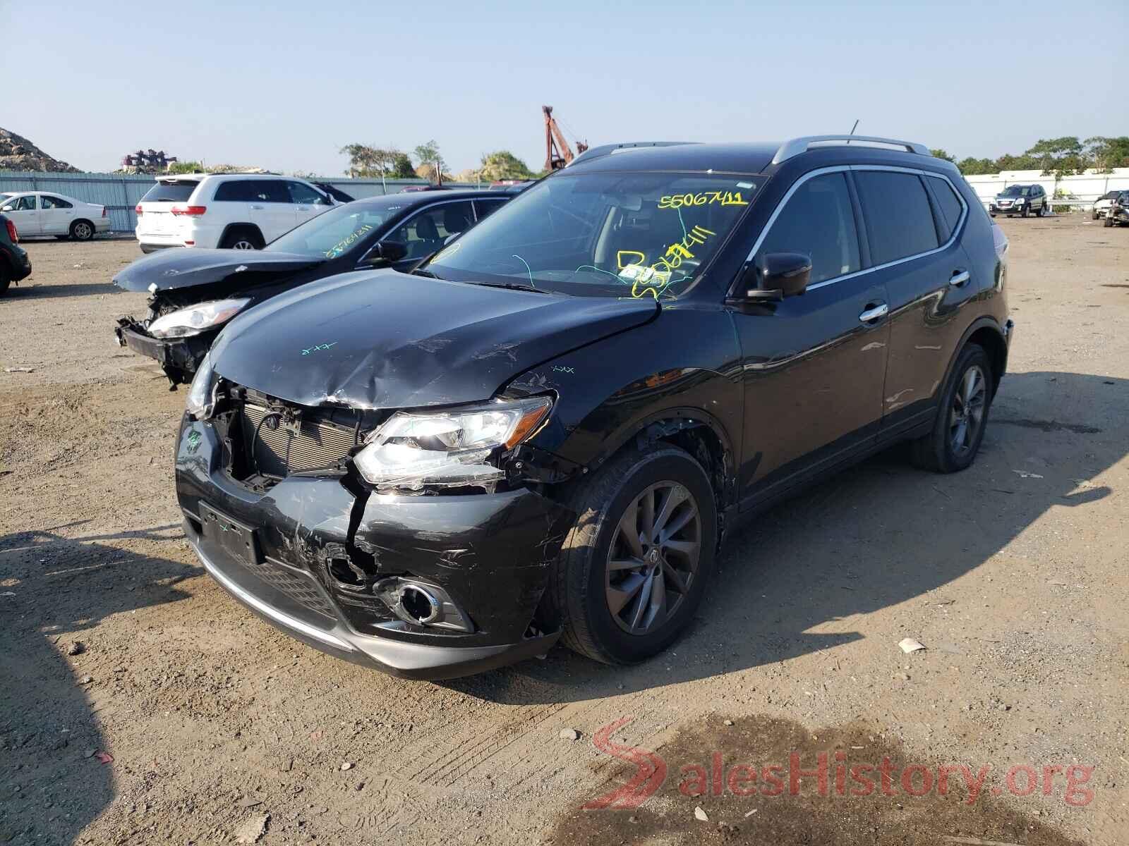 KNMAT2MV5GP691718 2016 NISSAN ROGUE