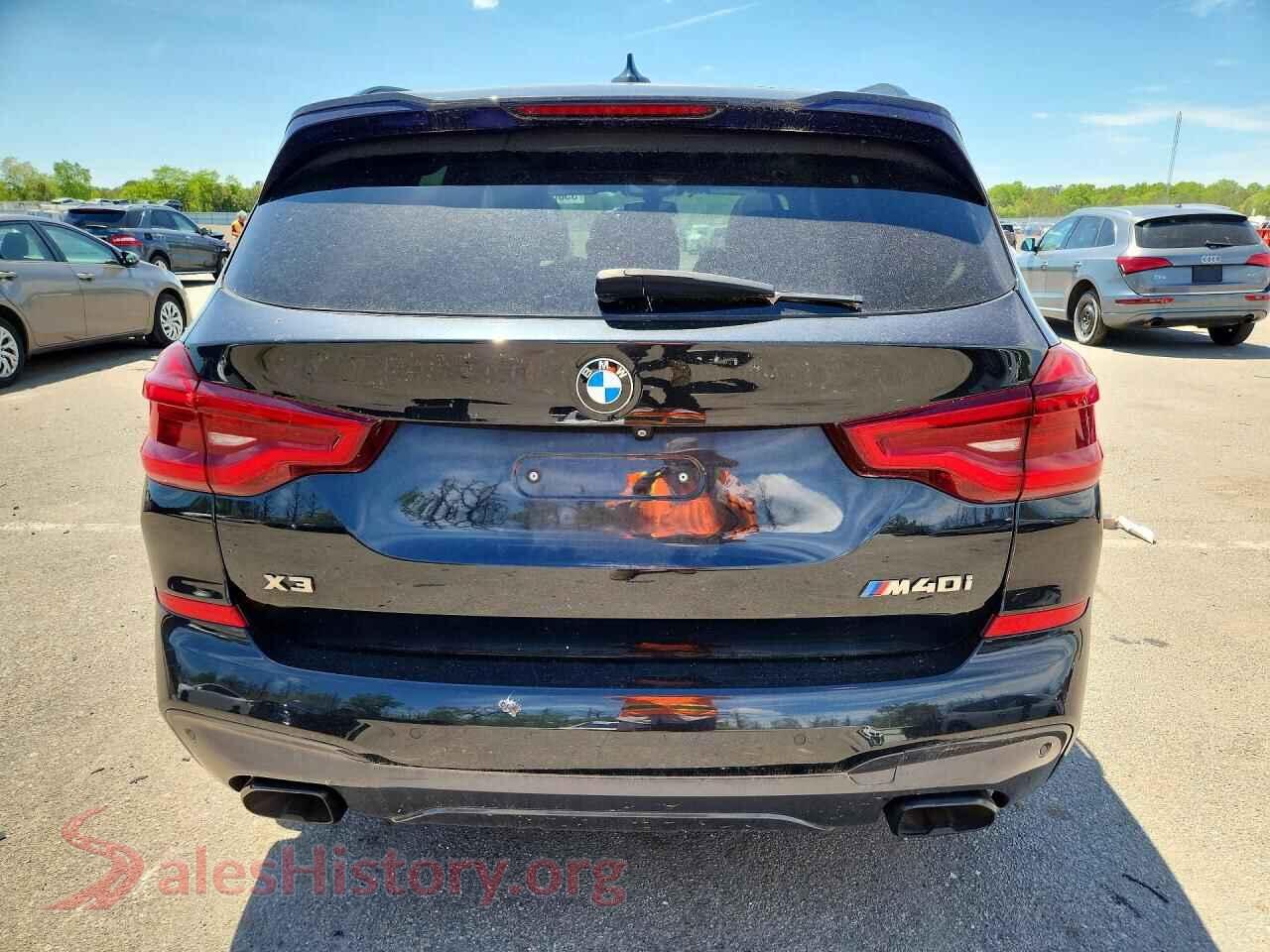 2018 BMW X3 VIN 5UXTS3C59J0Z00153, left side view
