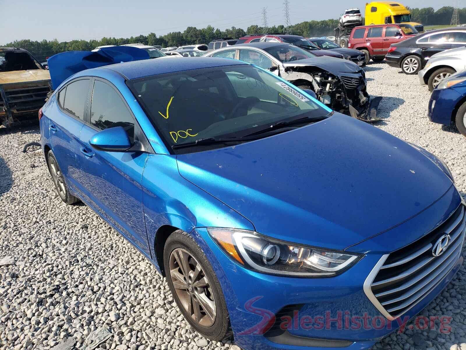 5NPD84LF0HH014349 2017 HYUNDAI ELANTRA