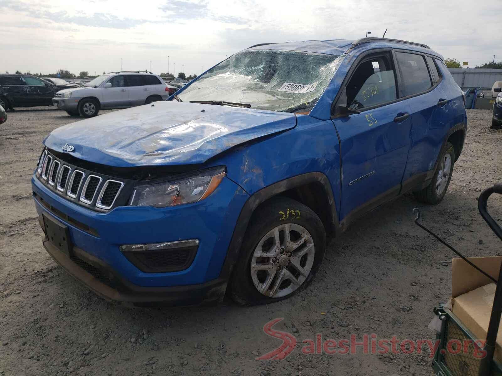 3C4NJCAB4JT182276 2018 JEEP COMPASS