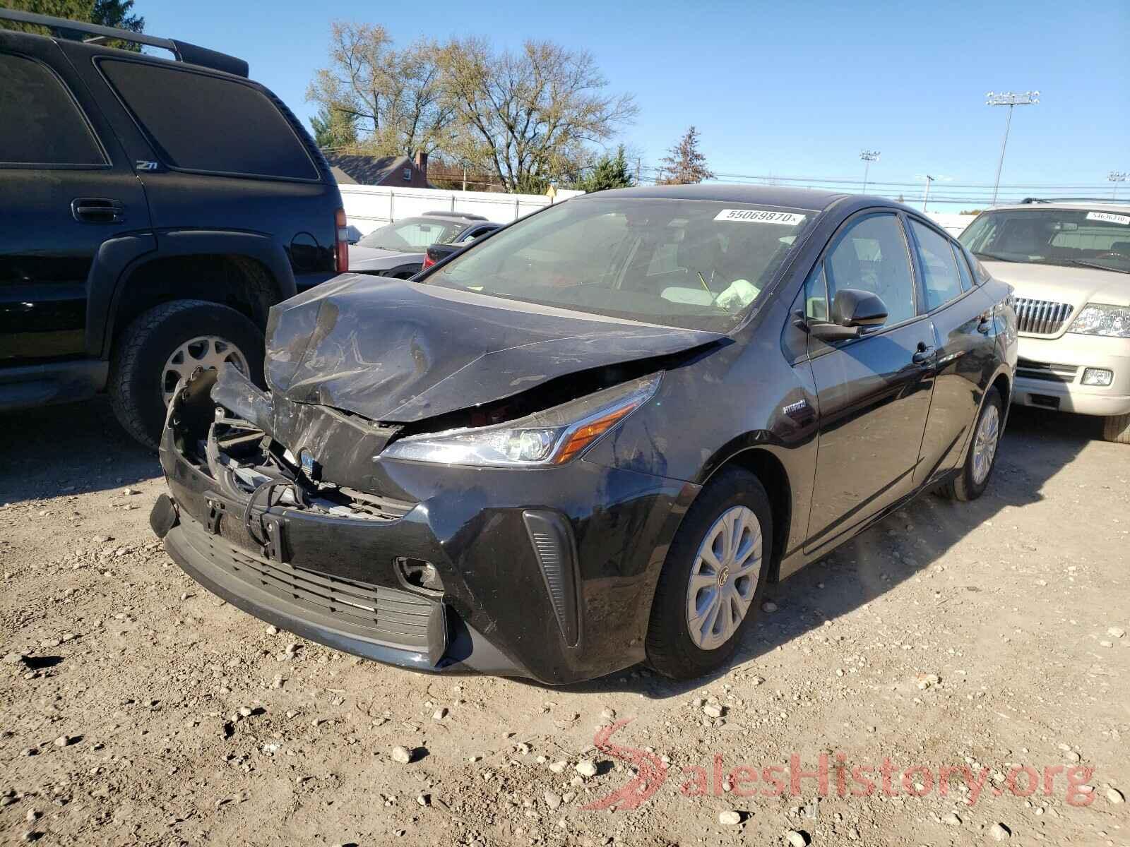 JTDKARFUXK3094250 2019 TOYOTA PRIUS