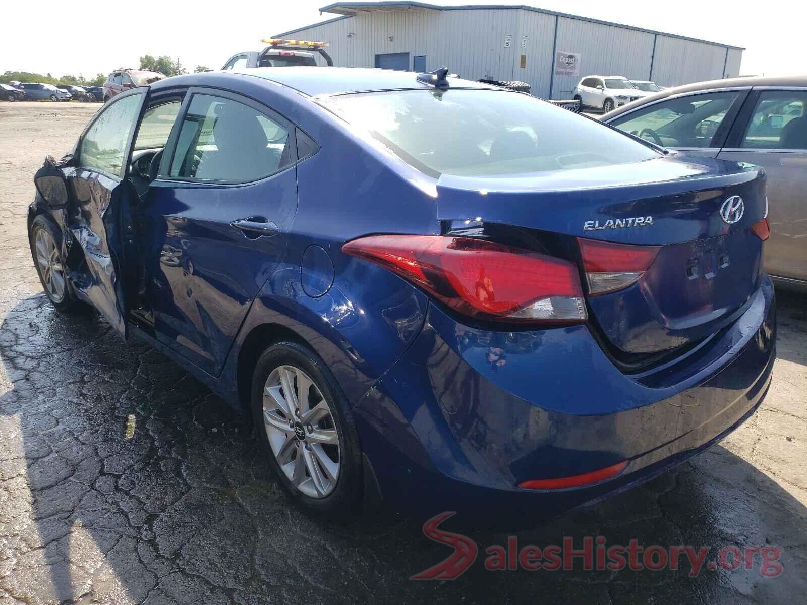 5NPDH4AE7GH712126 2016 HYUNDAI ELANTRA