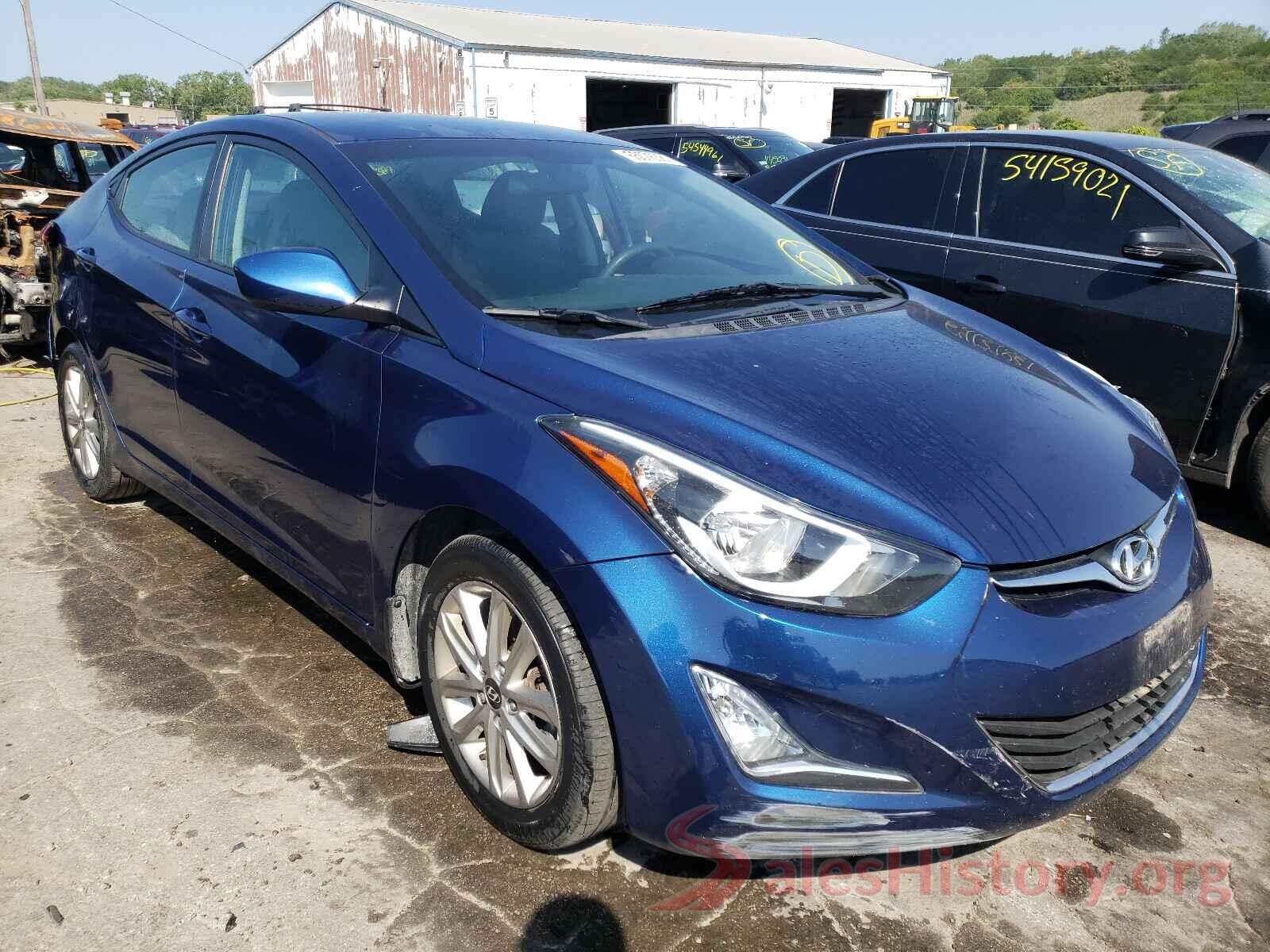 5NPDH4AE7GH712126 2016 HYUNDAI ELANTRA