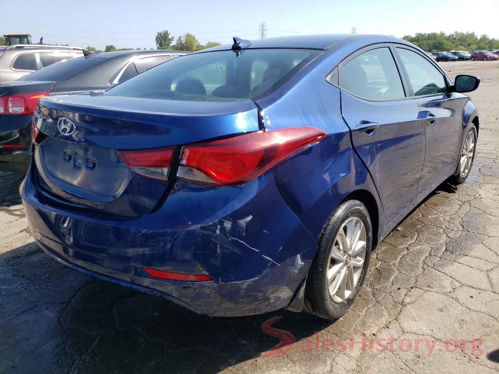 5NPDH4AE7GH712126 2016 HYUNDAI ELANTRA