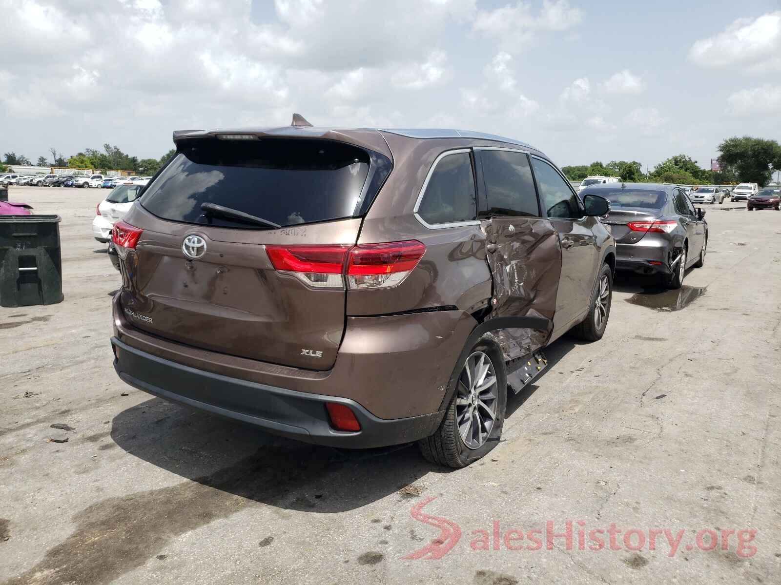 5TDKZRFH7JS235557 2018 TOYOTA HIGHLANDER