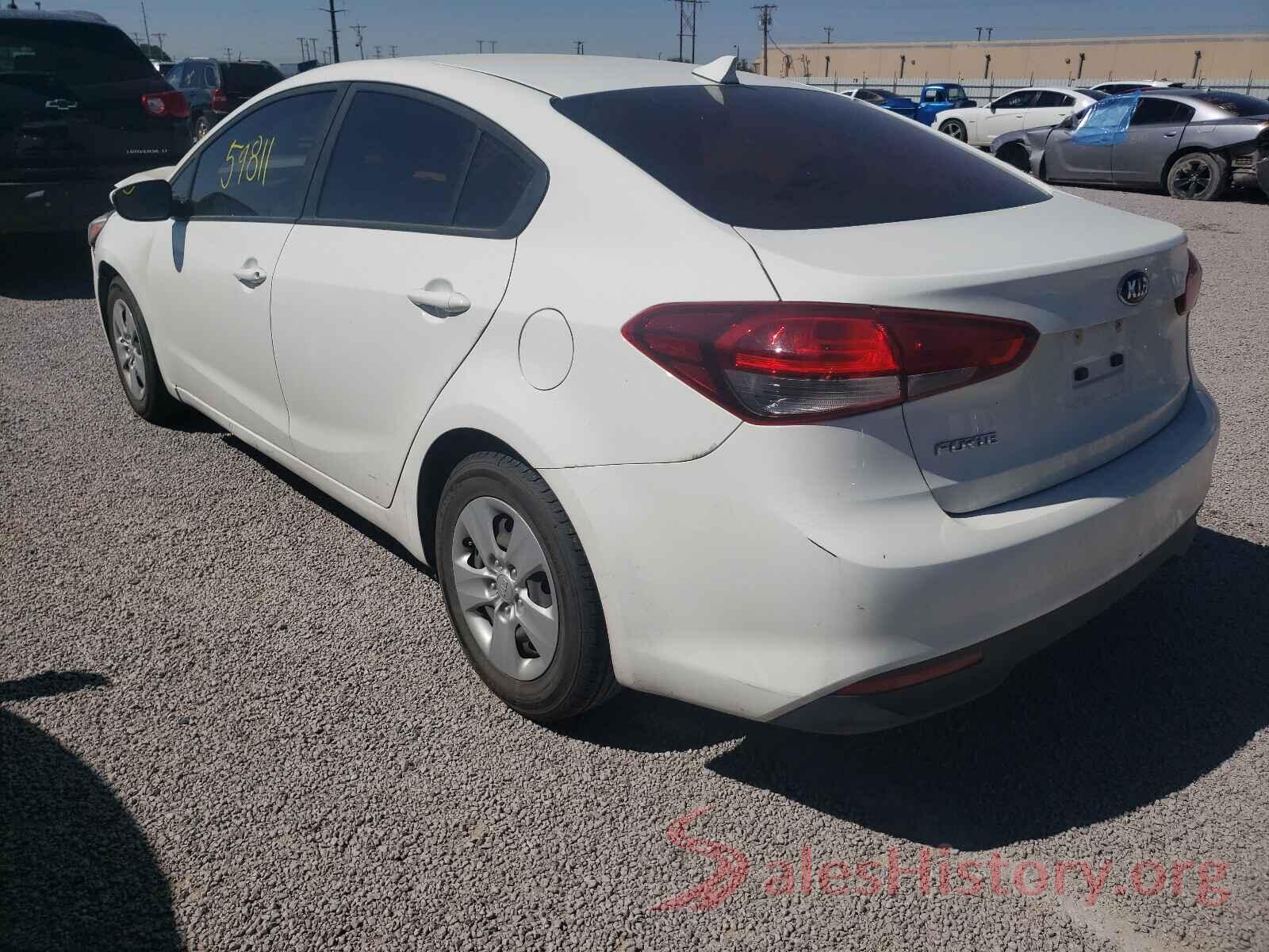 3KPFK4A77HE011748 2017 KIA FORTE