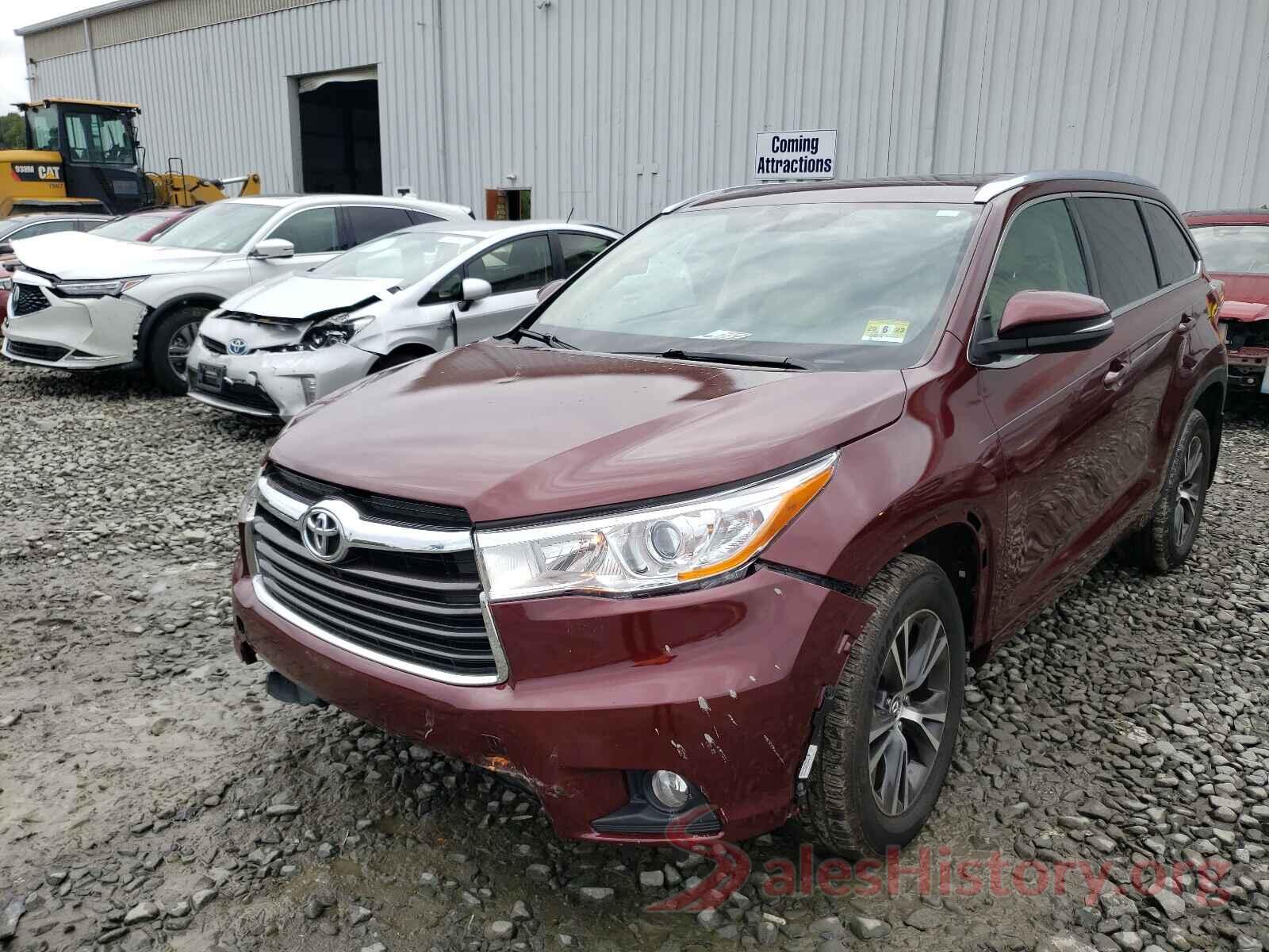 5TDJKRFHXGS238803 2016 TOYOTA HIGHLANDER