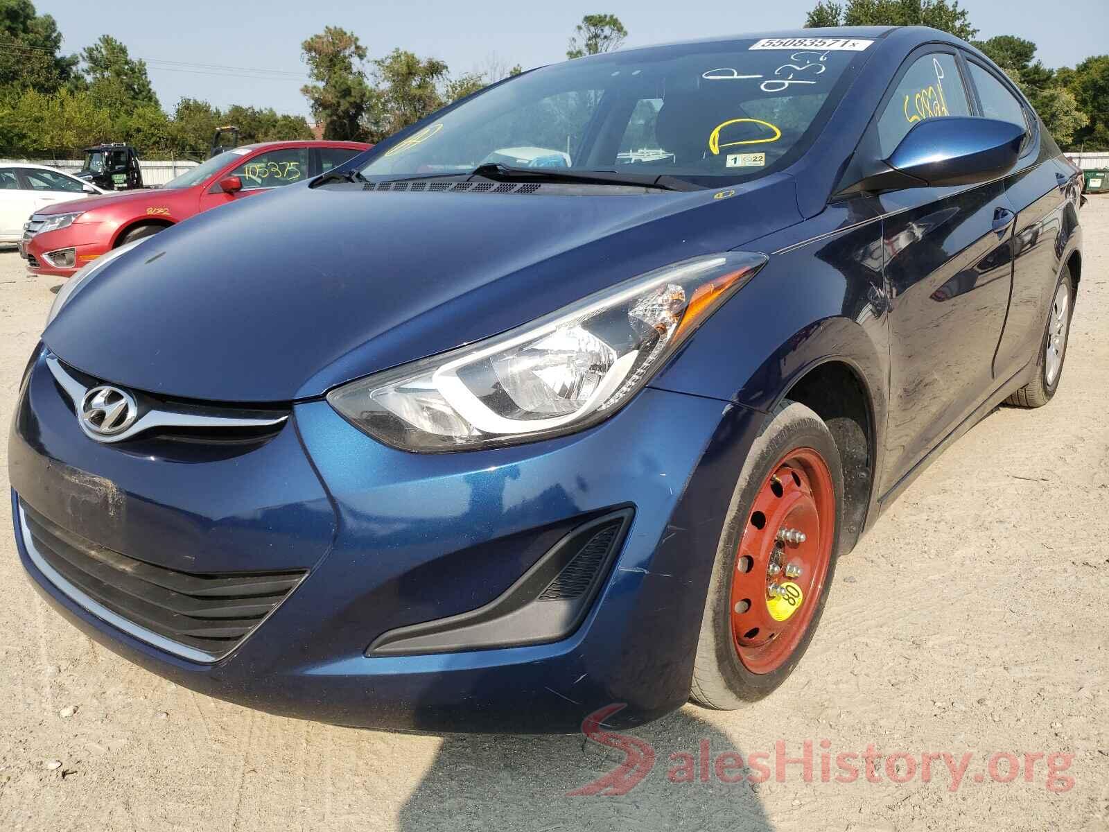 5NPDH4AE7GH772794 2016 HYUNDAI ELANTRA