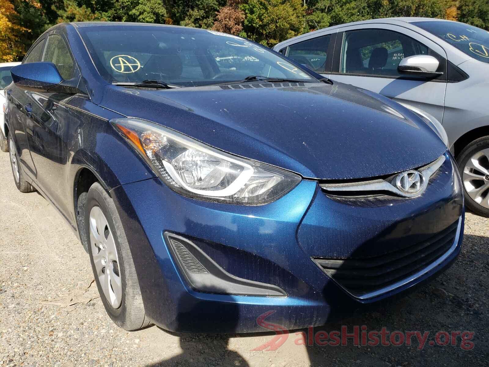 5NPDH4AE7GH772794 2016 HYUNDAI ELANTRA