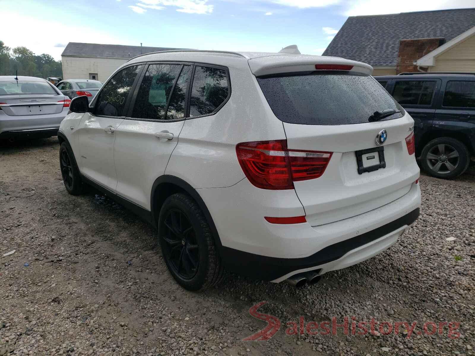 5UXWX9C57G0D87899 2016 BMW X3