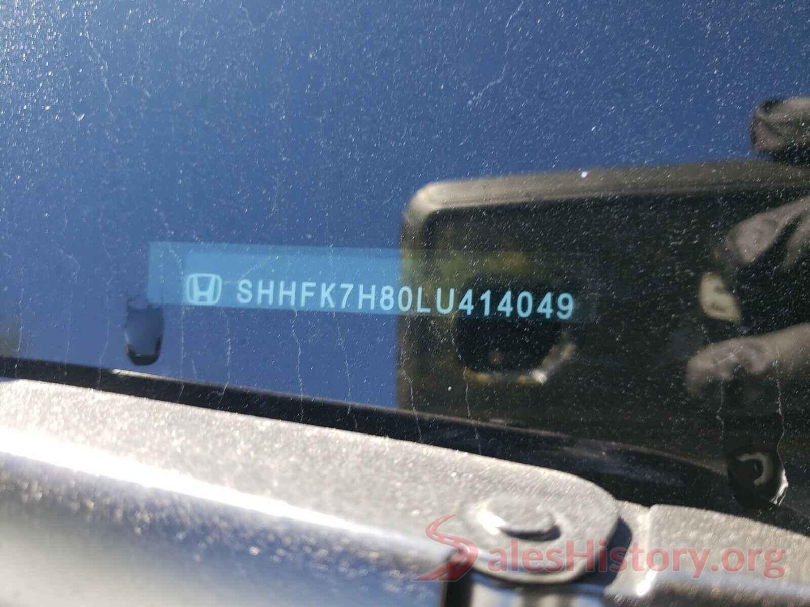 SHHFK7H80LU414049 2020 HONDA CIVIC