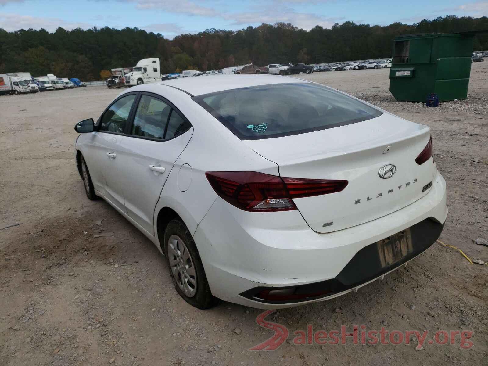 5NPD74LF9KH424075 2019 HYUNDAI ELANTRA