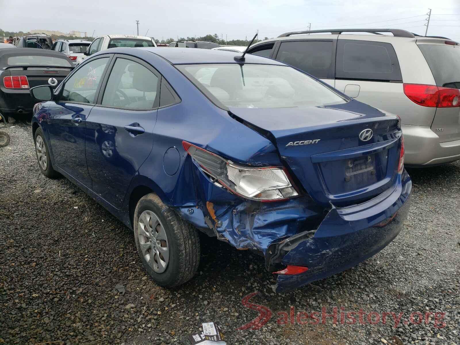 KMHCT4AE2GU037989 2016 HYUNDAI ACCENT