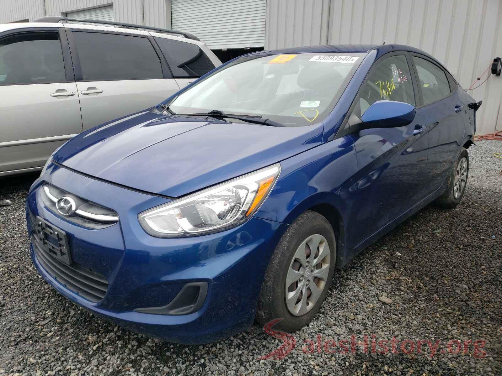 KMHCT4AE2GU037989 2016 HYUNDAI ACCENT