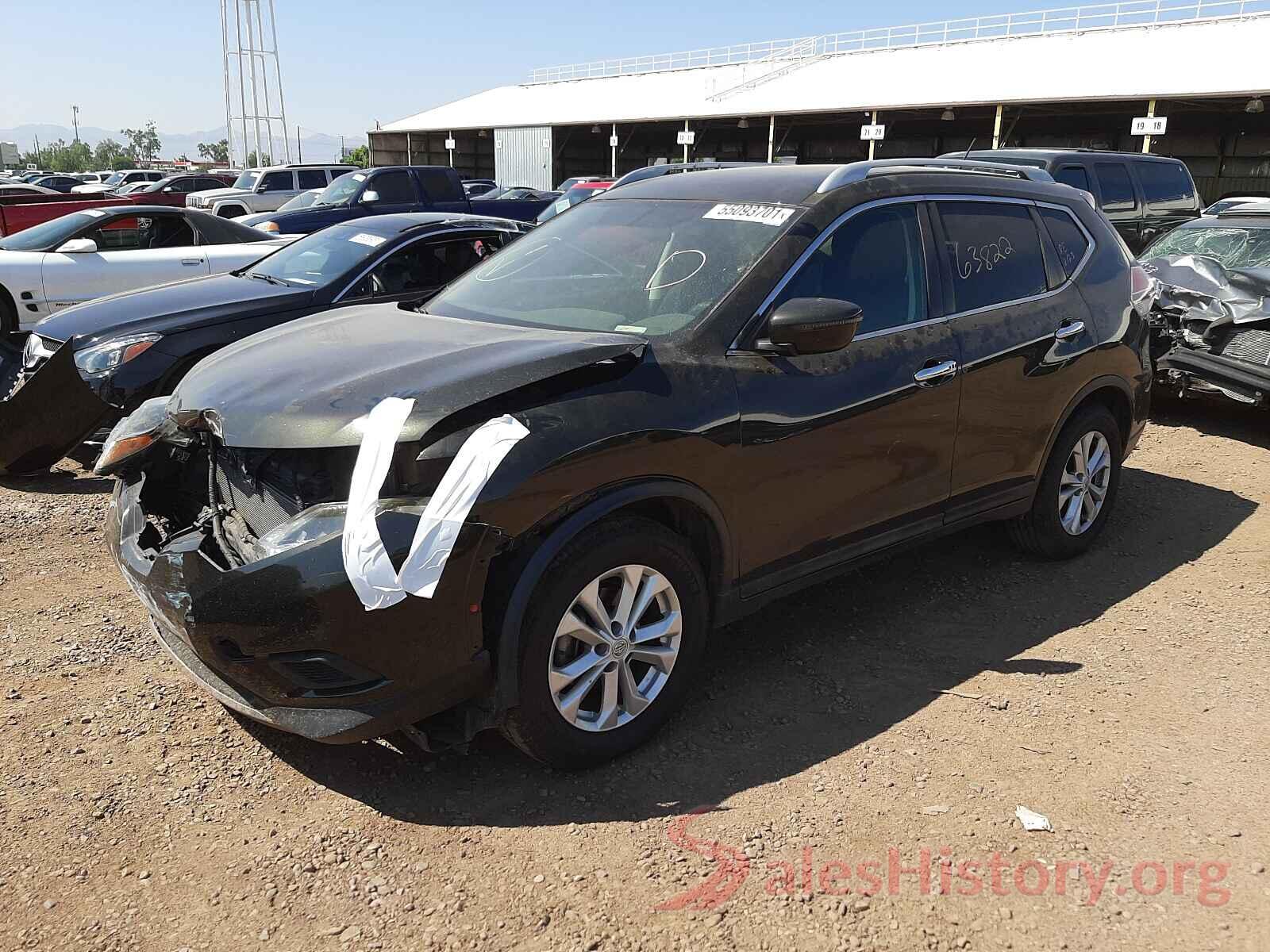 5N1AT2MT7GC894207 2016 NISSAN ROGUE