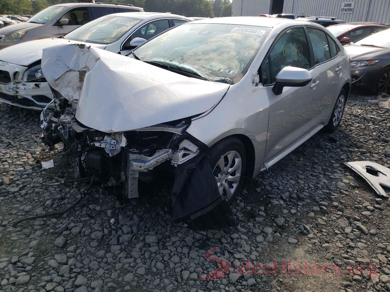 5YFEPMAE2MP256039 2021 TOYOTA COROLLA