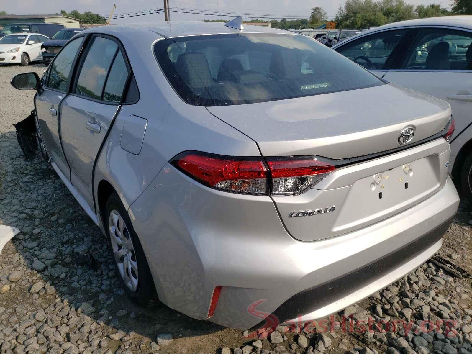 5YFEPMAE2MP256039 2021 TOYOTA COROLLA