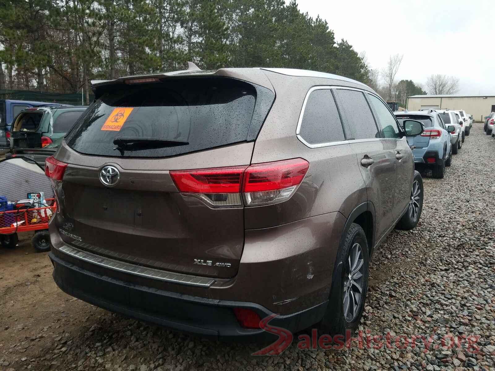 5TDJZRFH9HS374661 2017 TOYOTA HIGHLANDER