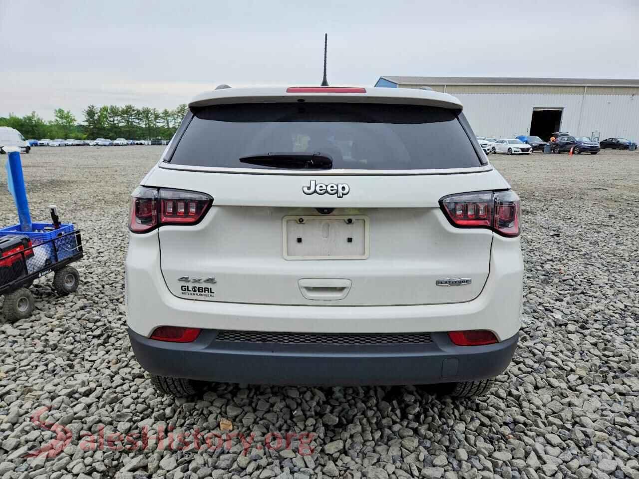2022 JEEP COMPASS VIN 3C4NJDBB6NT123420, left side view