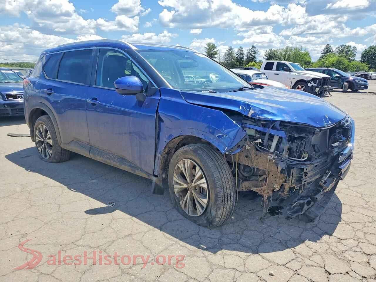 2023 NISSAN ROGUE VIN JN8BT3BBXPW494038, rear 3/4 view