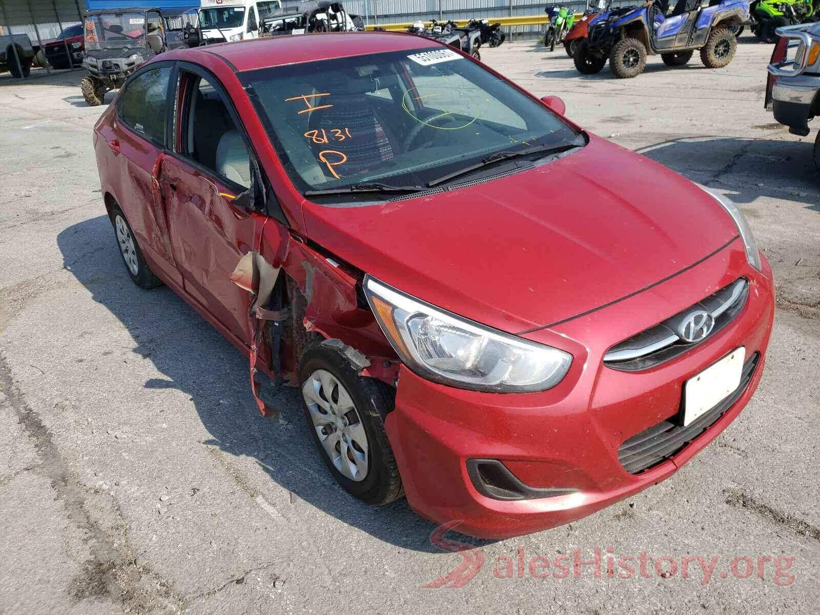 KMHCT4AE9GU951561 2016 HYUNDAI ACCENT