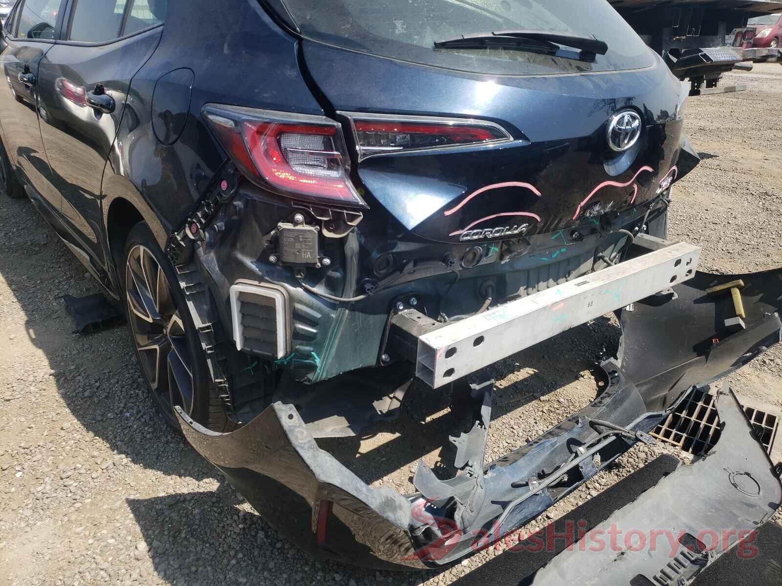 JTNK4RBE9K3024448 2019 TOYOTA COROLLA