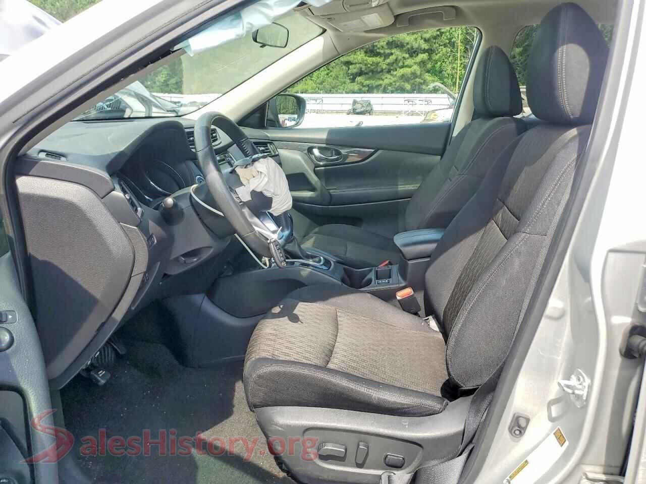 2017 NISSAN ROGUE VIN 5N1ET2MT1HC773739, engine bay