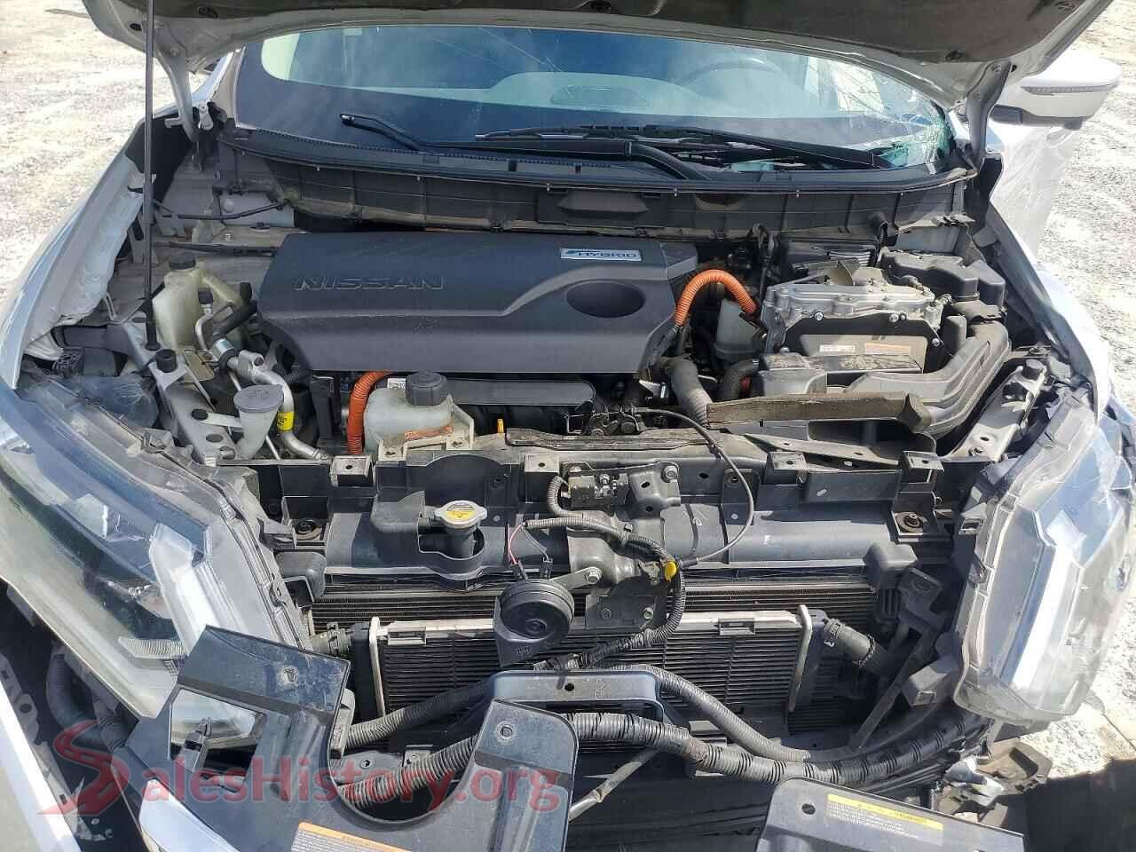 2017 NISSAN ROGUE VIN 5N1ET2MT1HC773739, VIN plate
