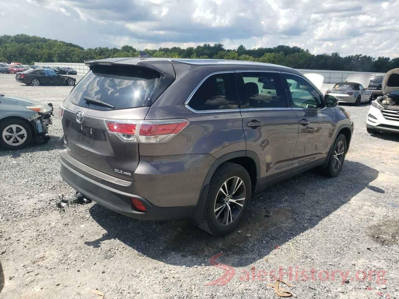 5TDJKRFH4GS265558 2016 TOYOTA HIGHLANDER