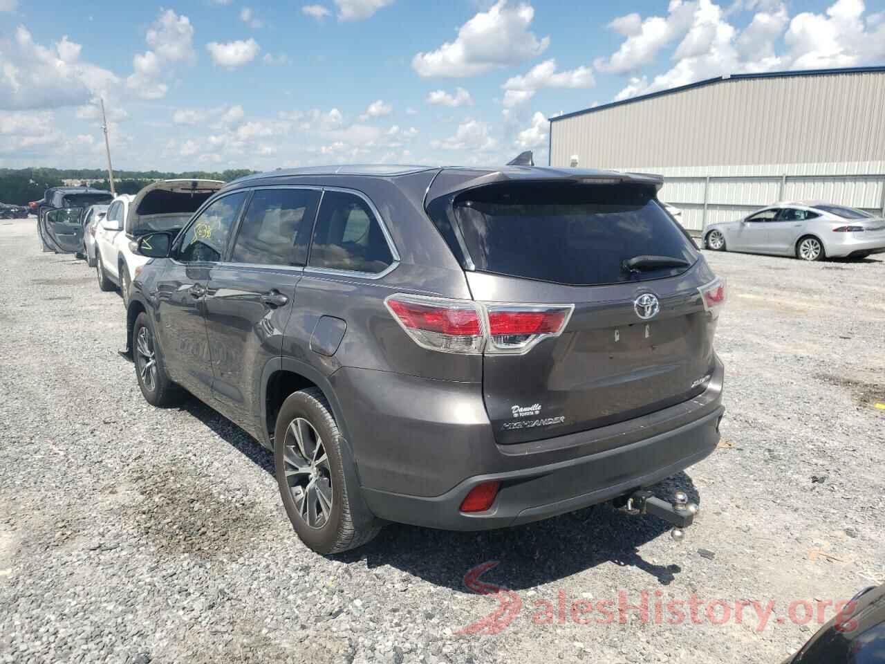 5TDJKRFH4GS265558 2016 TOYOTA HIGHLANDER