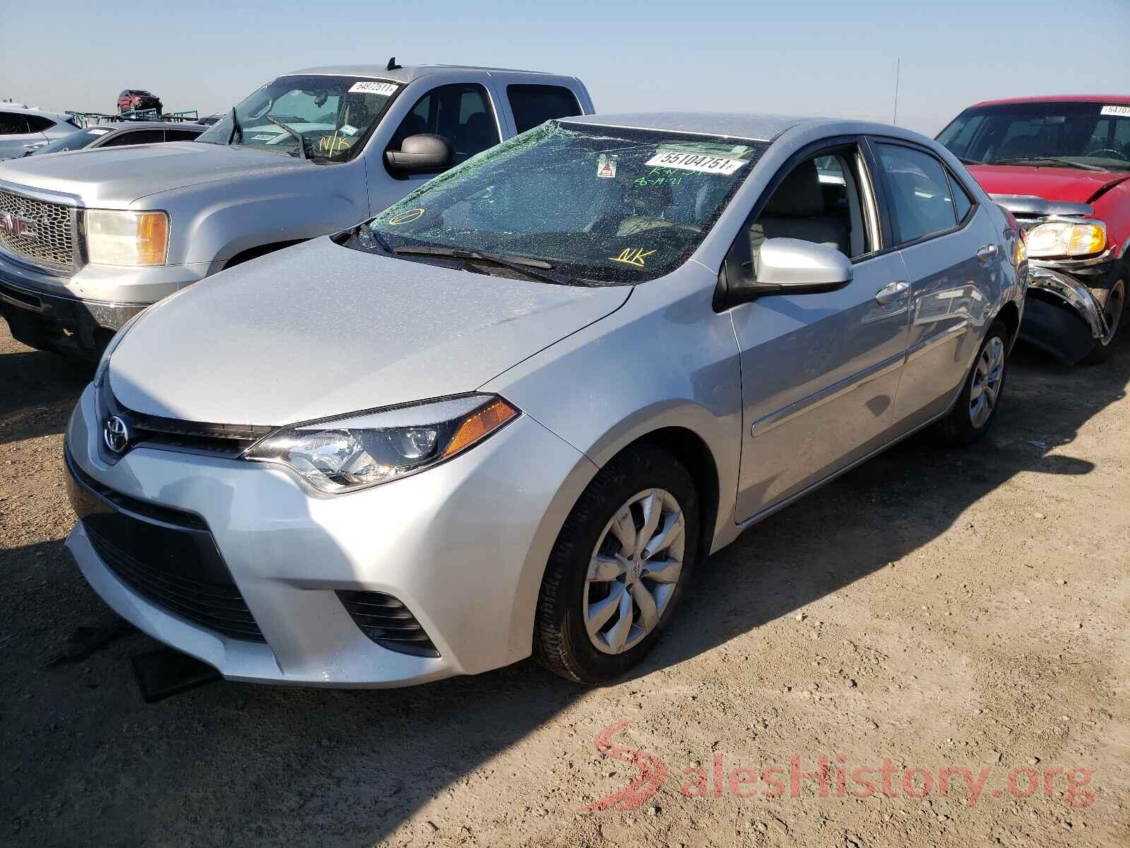 2T1BURHE5GC698526 2016 TOYOTA COROLLA