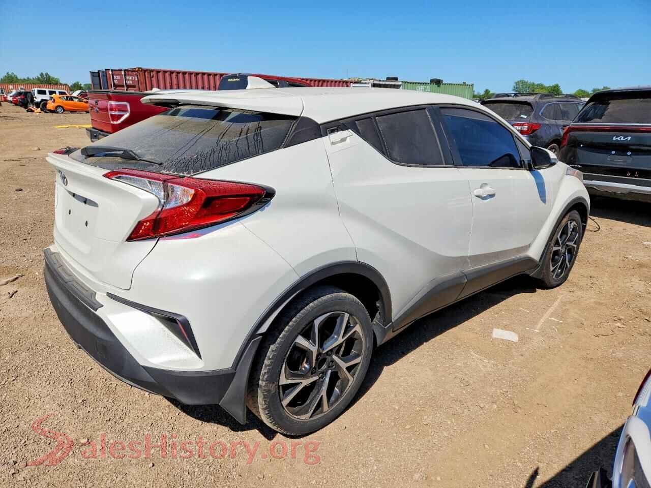 2018 TOYOTA C-HR VIN NMTKHMBX7JR058848, right side view