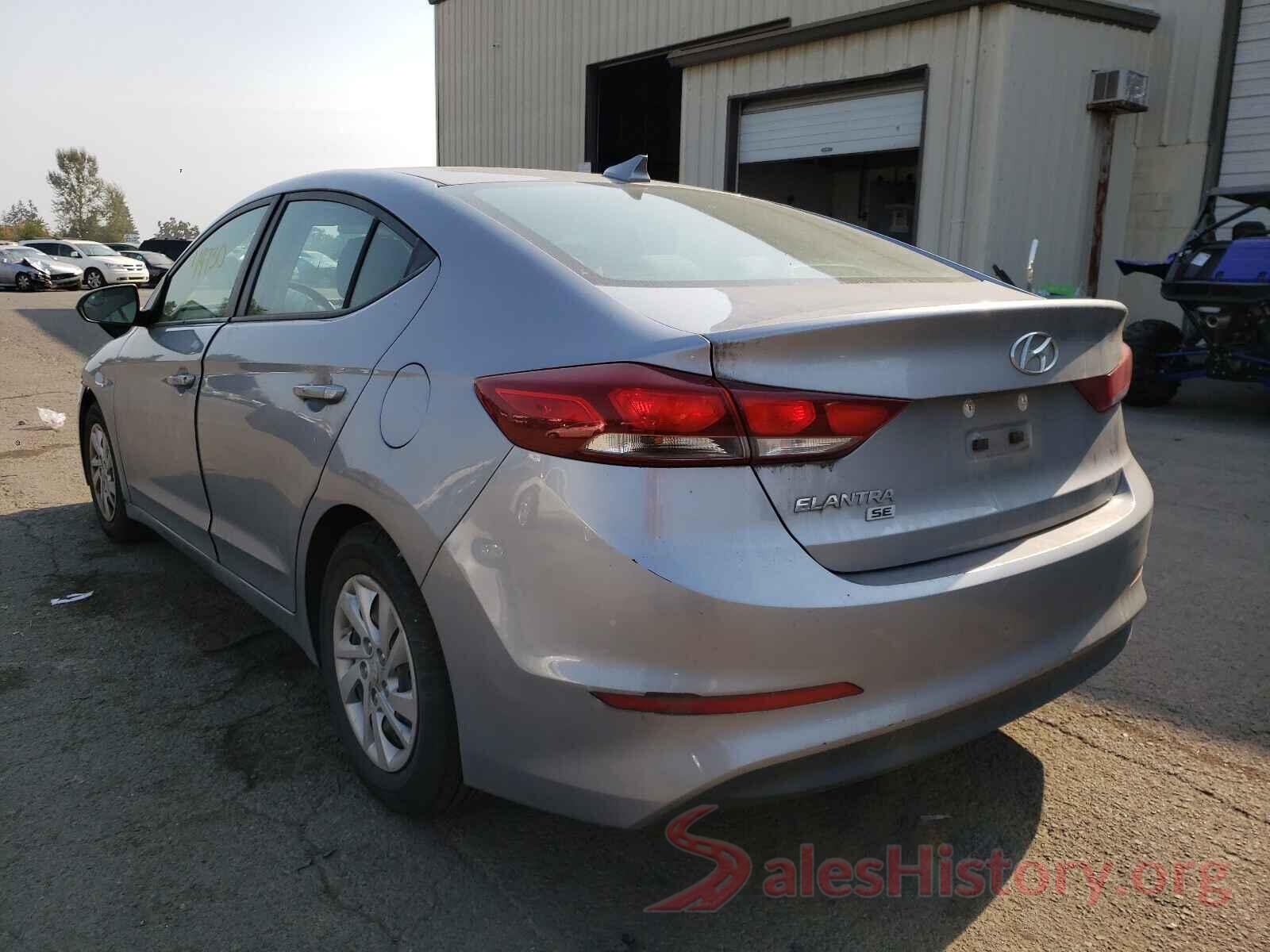 5NPD74LF9HH153771 2017 HYUNDAI ELANTRA