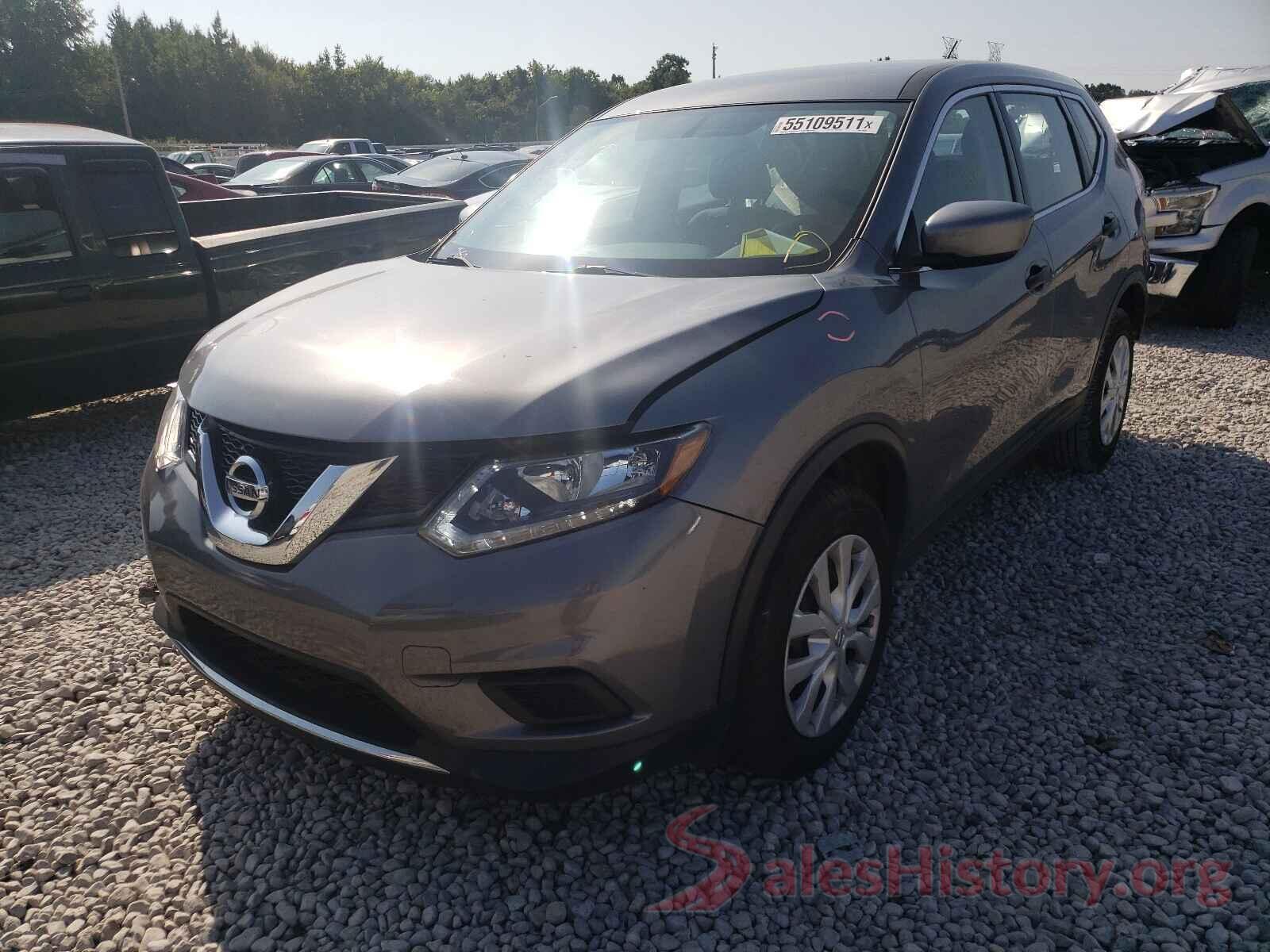 KNMAT2MV1GP696706 2016 NISSAN ROGUE