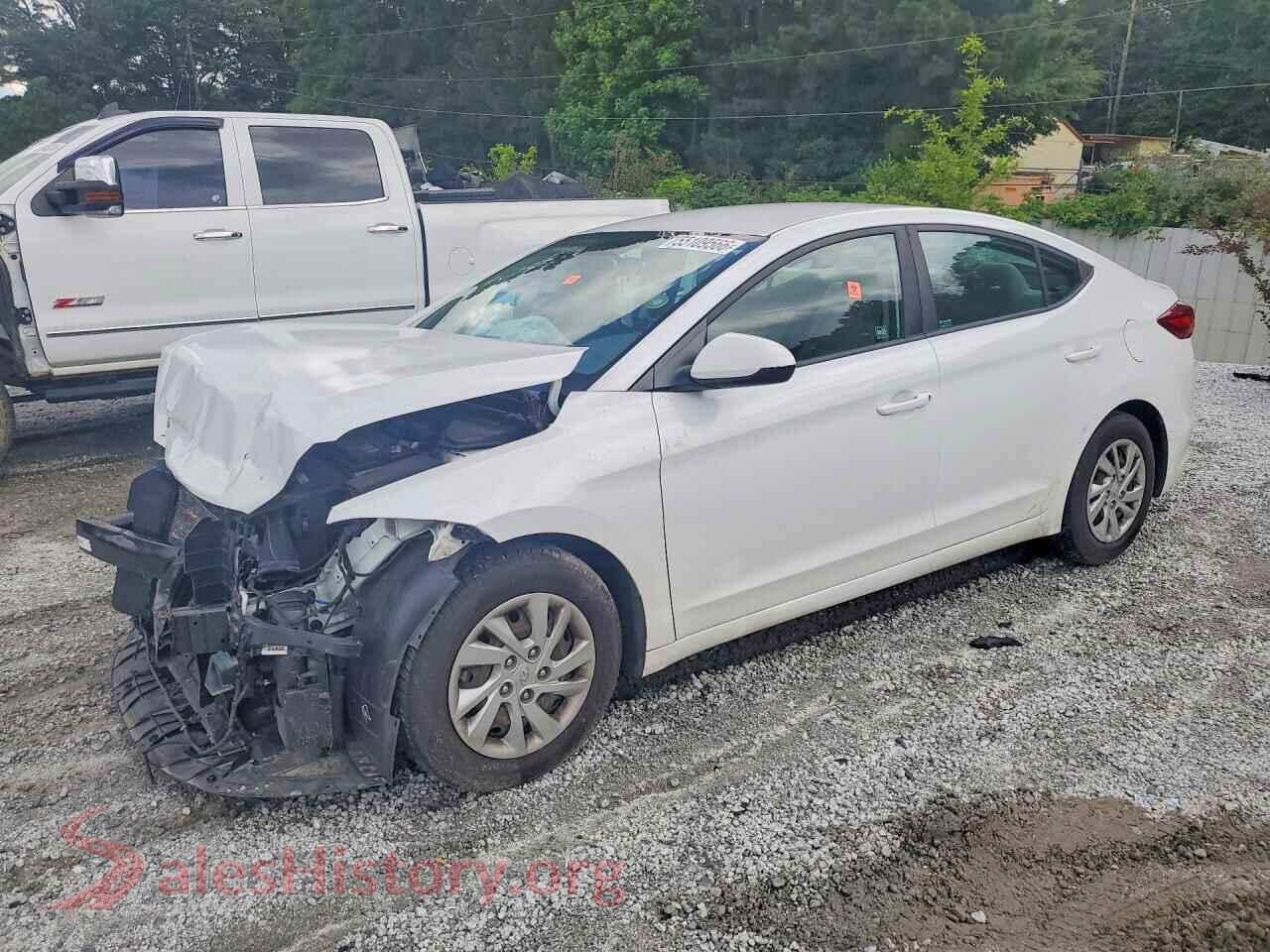 2018 HYUNDAI ELANTRA VIN 5NPD74LF9JH258039, auction photo