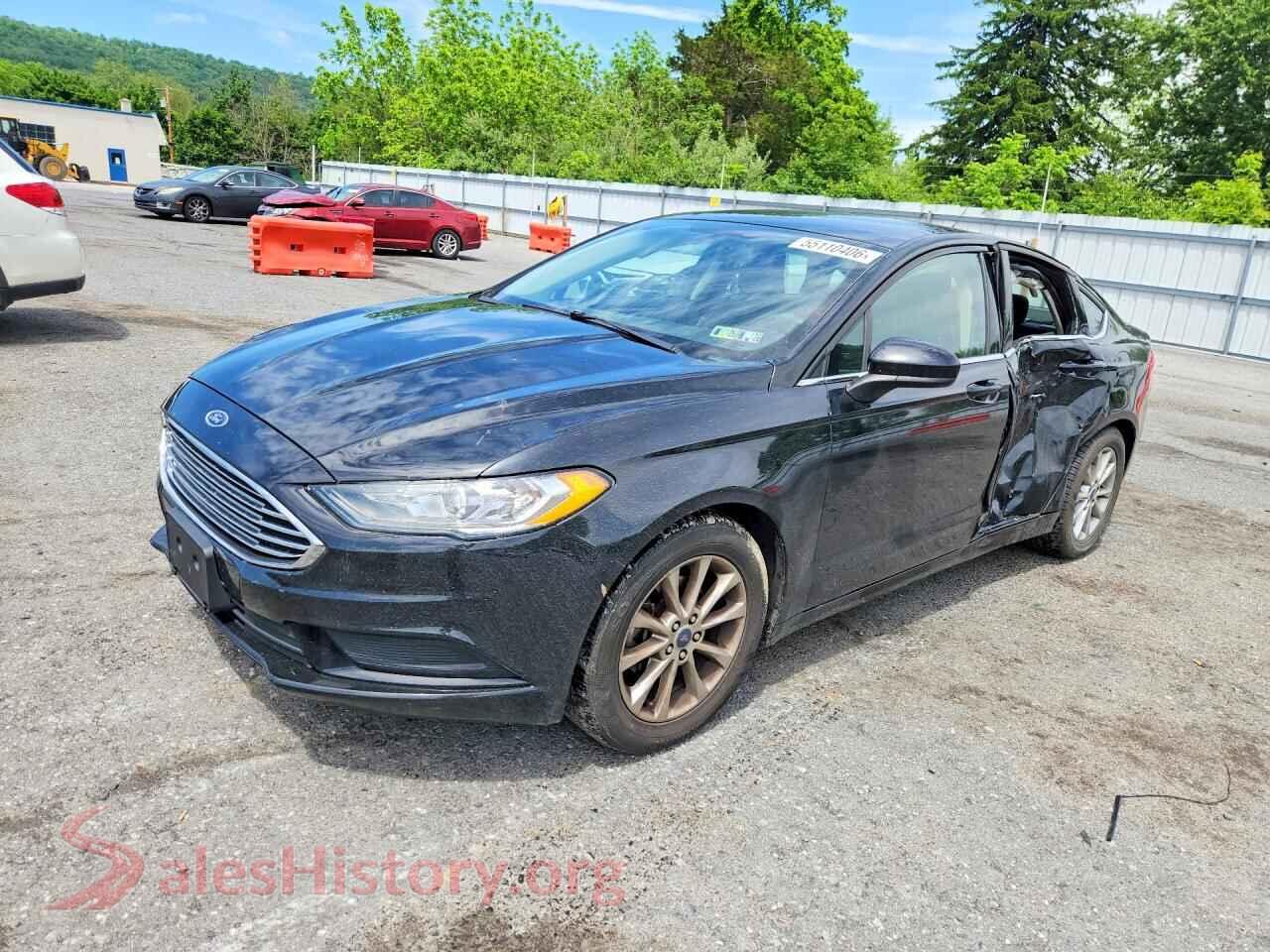 2017 FORD FUSION VIN 3FA6P0H73HR299864, auction photo