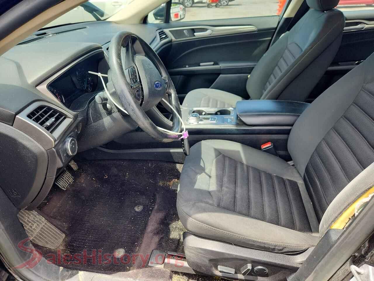 2017 FORD FUSION VIN 3FA6P0H73HR299864, engine bay