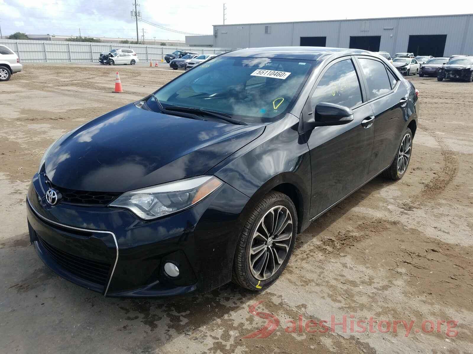 5YFBURHE2GP419338 2016 TOYOTA COROLLA