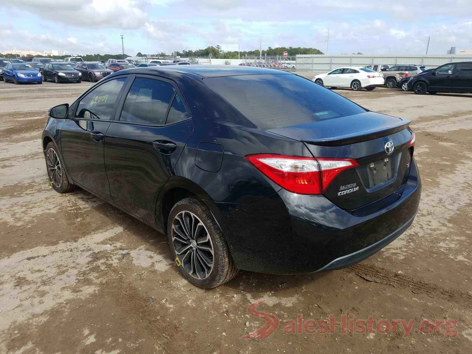 5YFBURHE2GP419338 2016 TOYOTA COROLLA