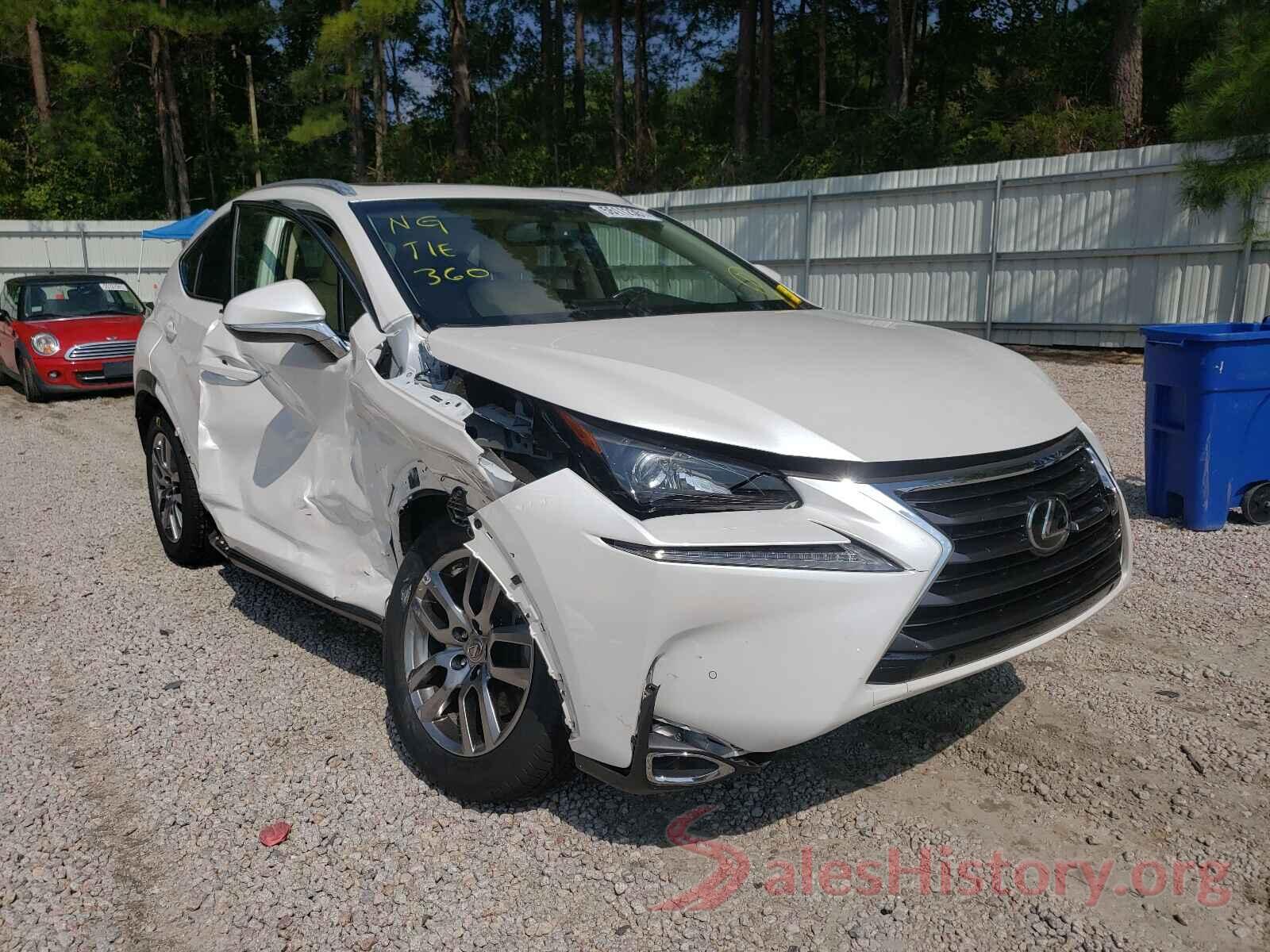 JTJYARBZ8G2049443 2016 LEXUS NX