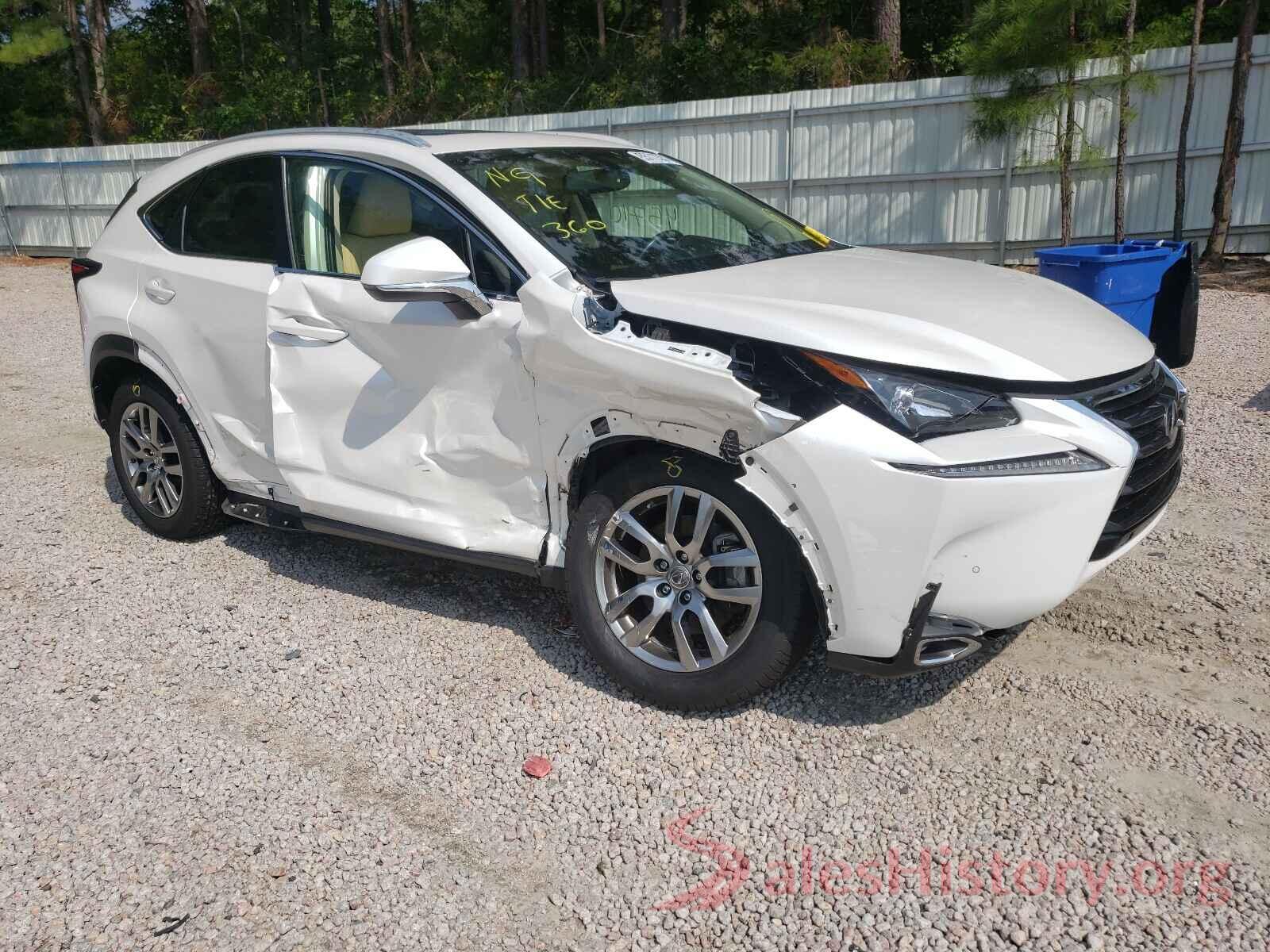 JTJYARBZ8G2049443 2016 LEXUS NX