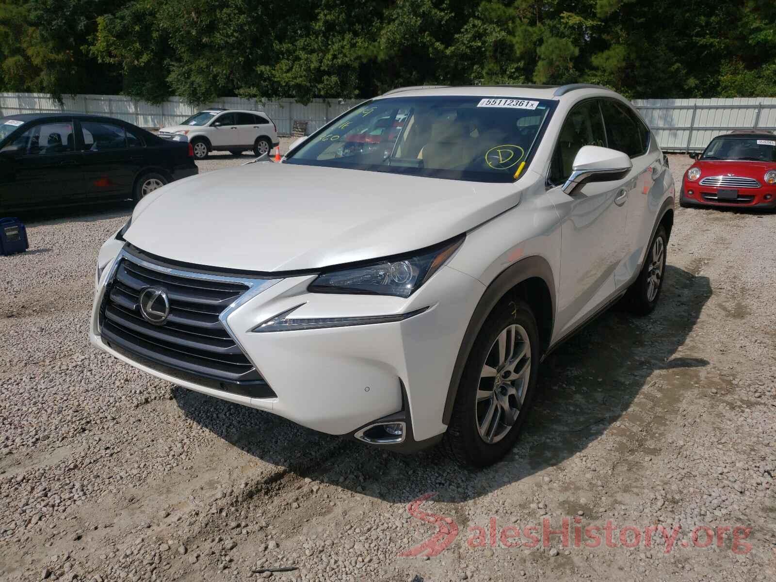 JTJYARBZ8G2049443 2016 LEXUS NX