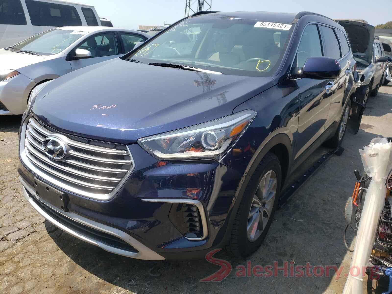 KM8SM4HF8HU254049 2017 HYUNDAI SANTA FE