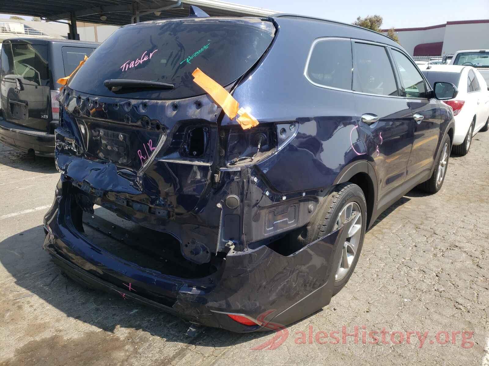 KM8SM4HF8HU254049 2017 HYUNDAI SANTA FE