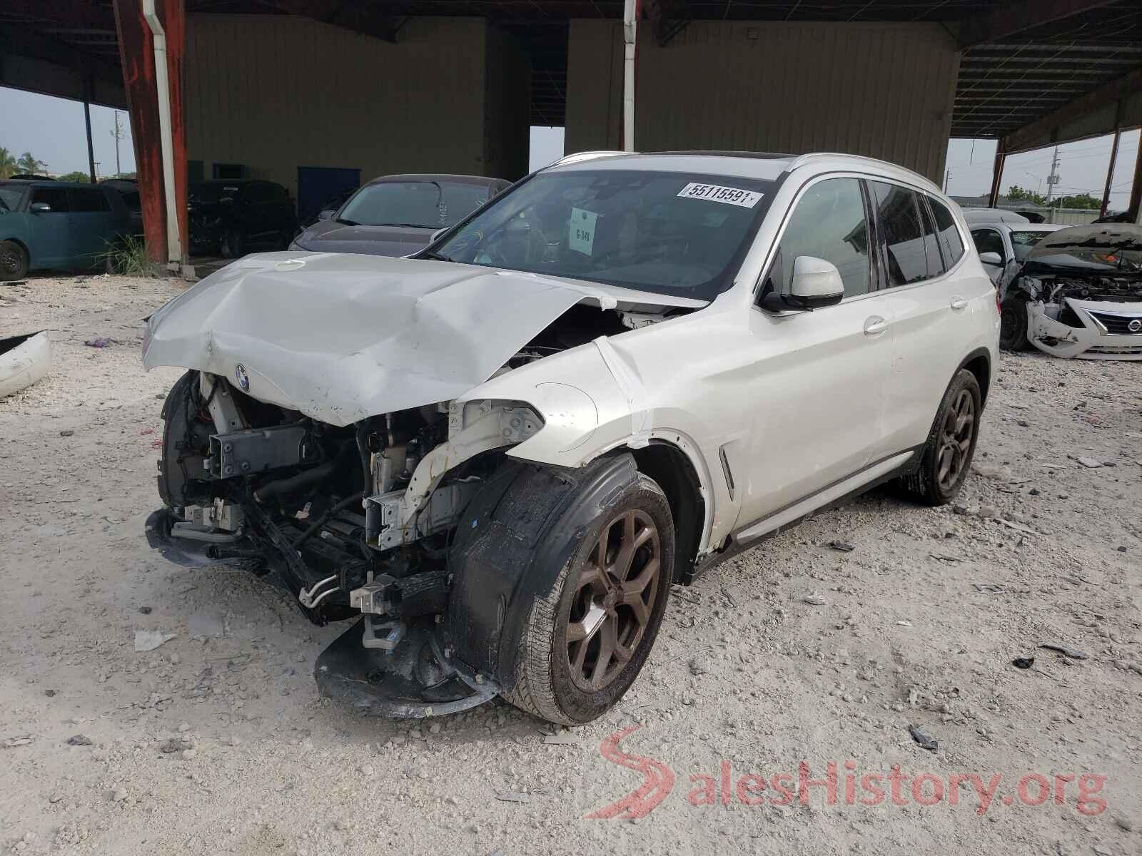 5UXTY3C07M9E25365 2021 BMW X3