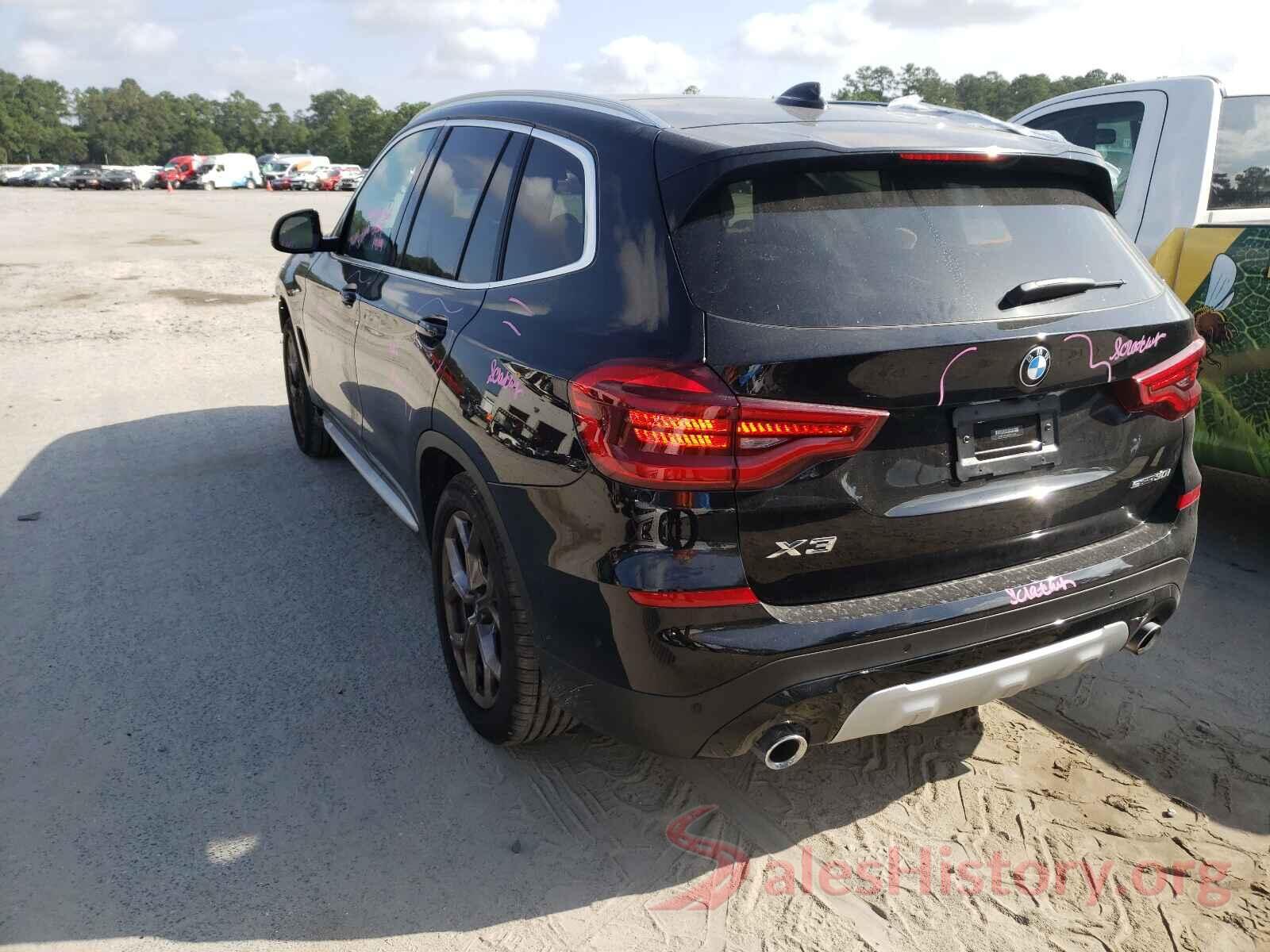 5UXTY3C08M9G91834 2021 BMW X3