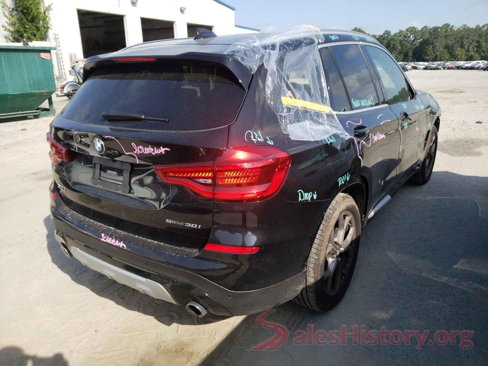 5UXTY3C08M9G91834 2021 BMW X3