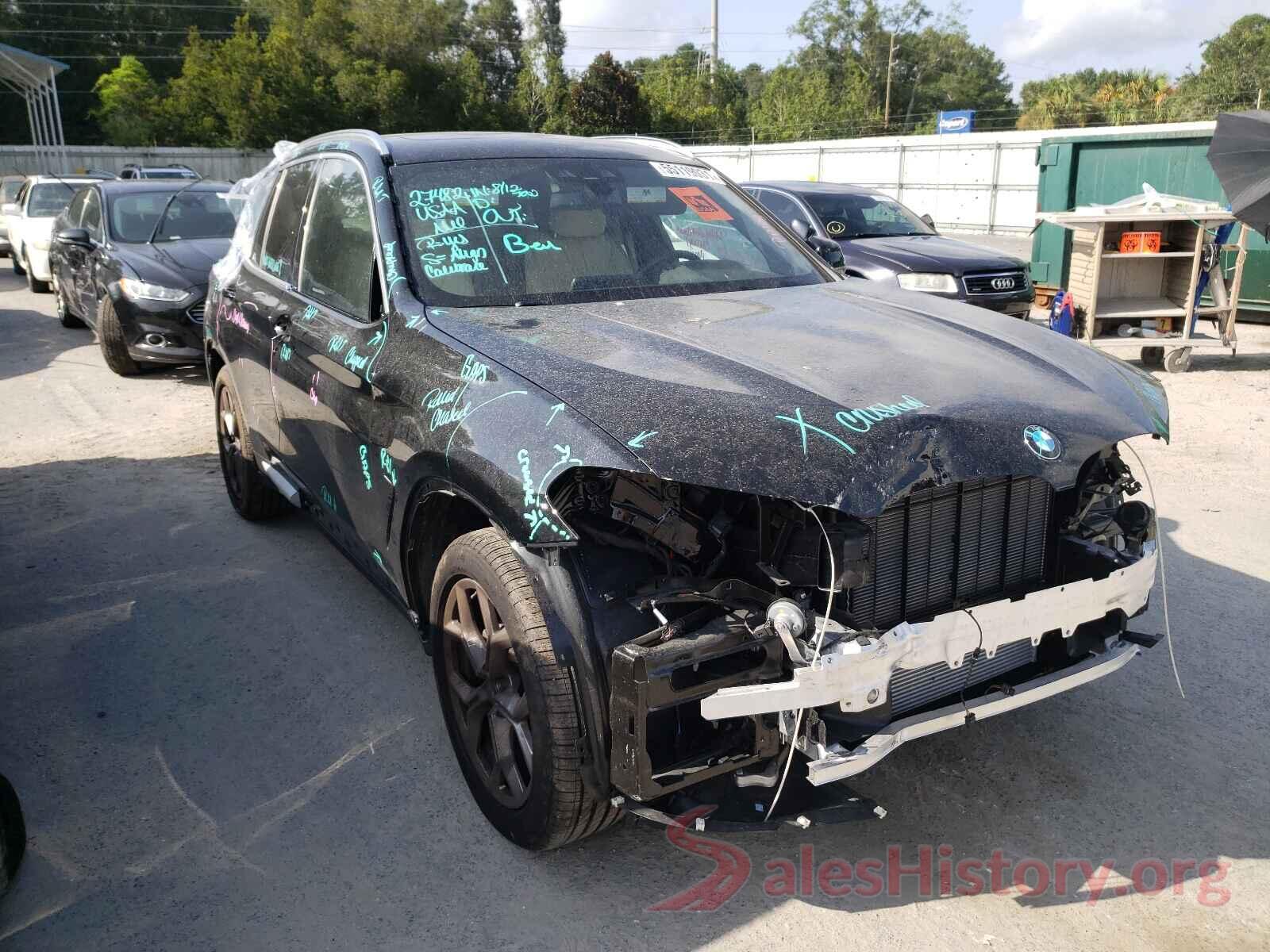 5UXTY3C08M9G91834 2021 BMW X3